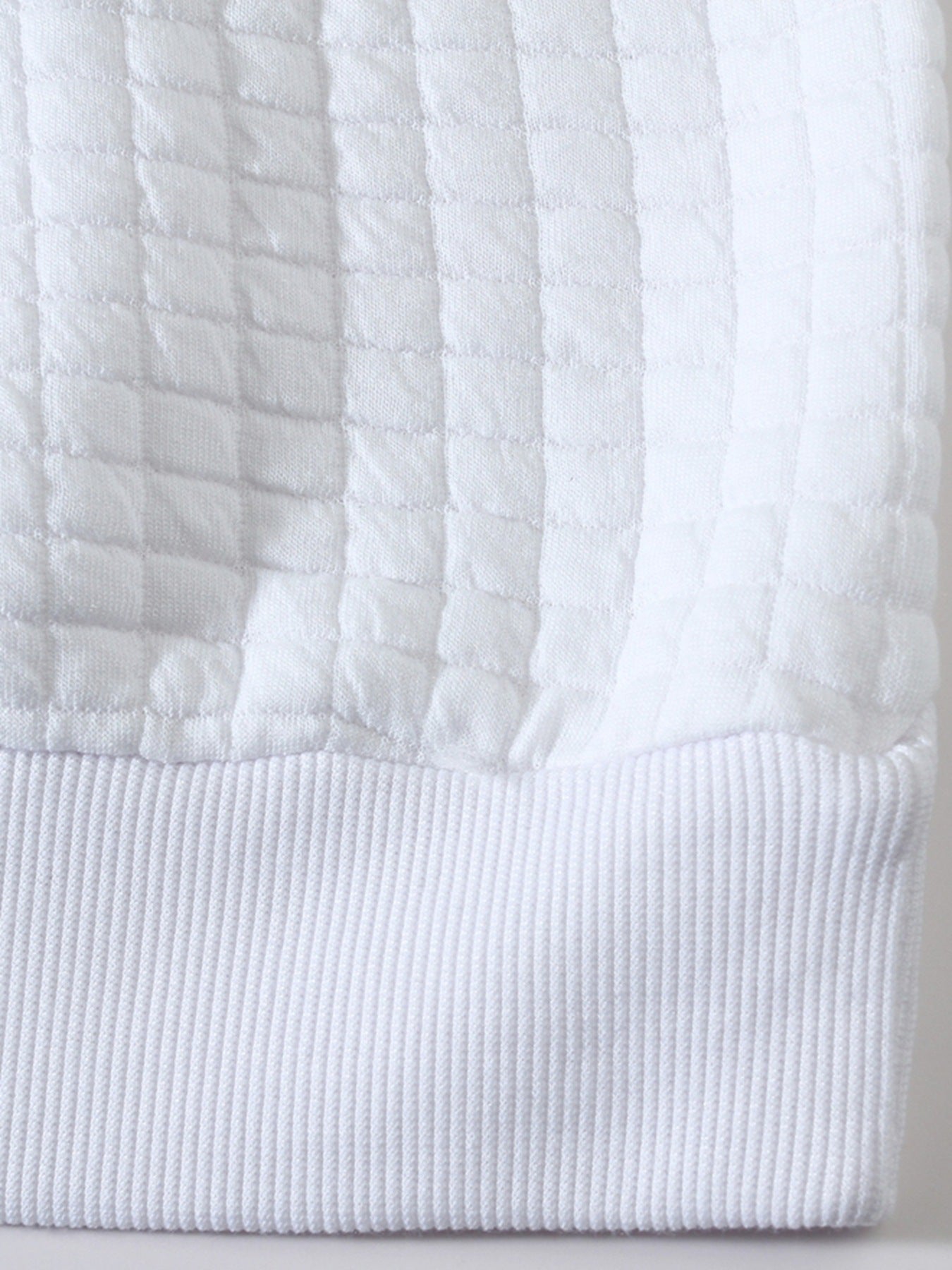 Big & Tall Men's Slim Fit Solid Color Crewneck Long Sleeve Small Square Casual Base Wear S-3XL