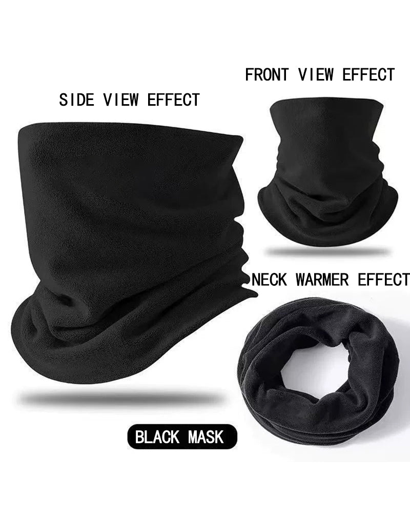 Autumn And Winter Outdoor Pullover Cap Scarf Gloves Thickened Warm Suit