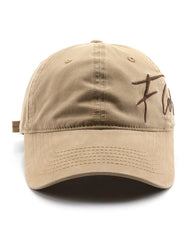 Outdoor Vintage Letter Embroidered Cap