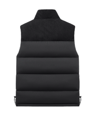 Big & Tall Men's Corduroy Colorblock Collar Vest Jacket S-5XL