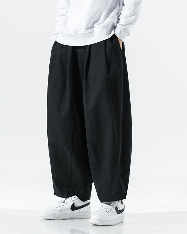 Big & Tall Men's Wide Leg Lantern Casual Pants M-5XL