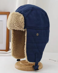 Men'S Thermal Winter Hat with Ear Flaps
