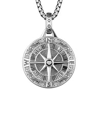 Compass Compass Men's Pendant Necklace