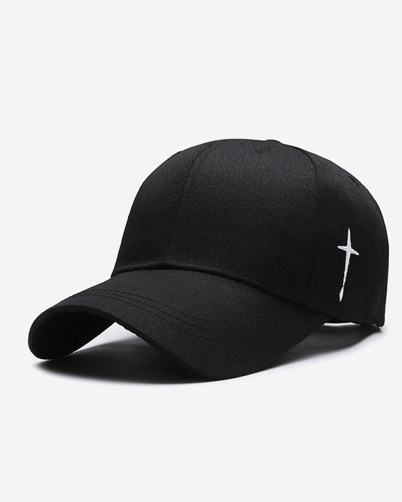 Embroidered Cross Casual All-match Cap