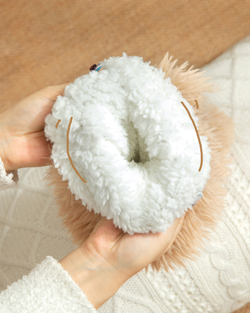 Big Eyes Lamb Fleece Floor Socks Indoor Anti-Slip Snow Socks