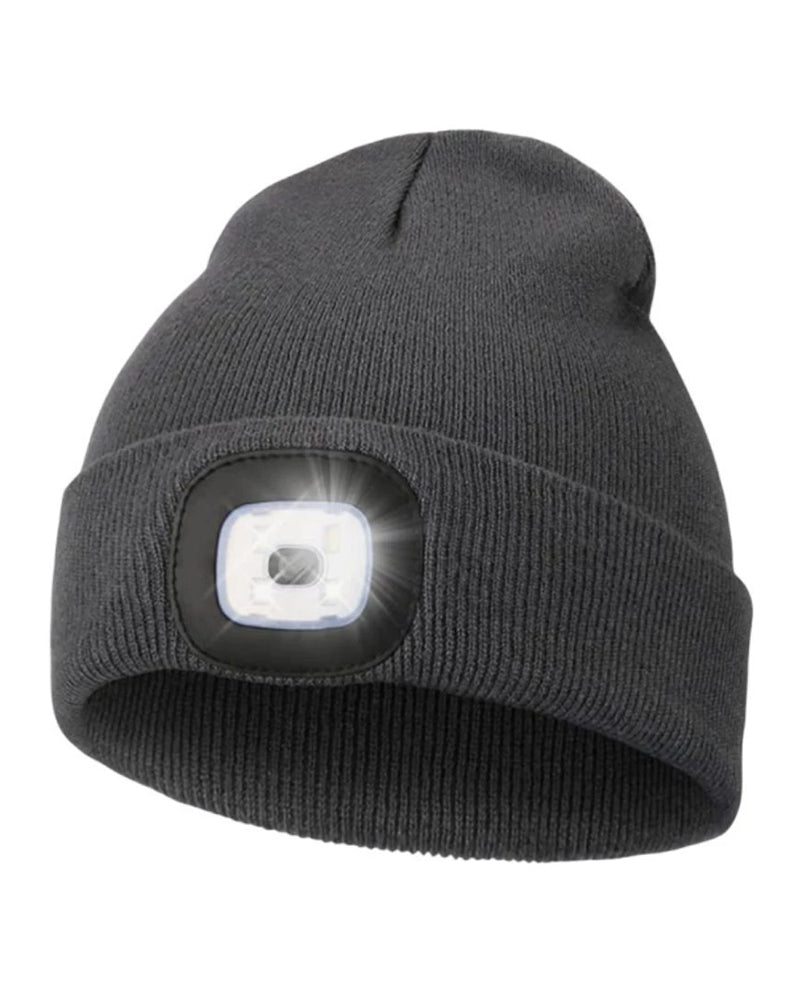 Rechargeable LED Lamp Removable And Washable Outdoor Knitted Hat