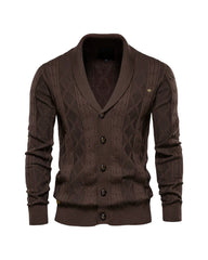 Big & Tall Men's V-Neck Long Sleeve Sweater Cardigan Coat M-3XL