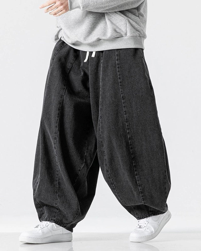 Japanese Retro Harlan Straight Denim Pants