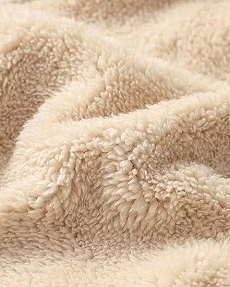 Big & Tall Men's Classic Solid Color Padded Lambswool Crew Neck Sweater M-5XL