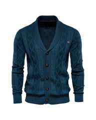 Big & Tall Men's V-Neck Long Sleeve Sweater Cardigan Coat M-3XL