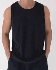 Big & Tall Men's U-Shroup Waffles Jacquard Knit Vest M-3XL