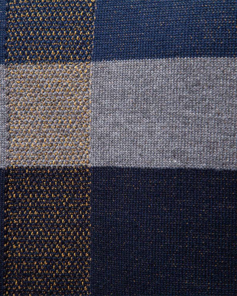 Big & Tall Men's Business Plaid Crewneck Sweater S-2XL