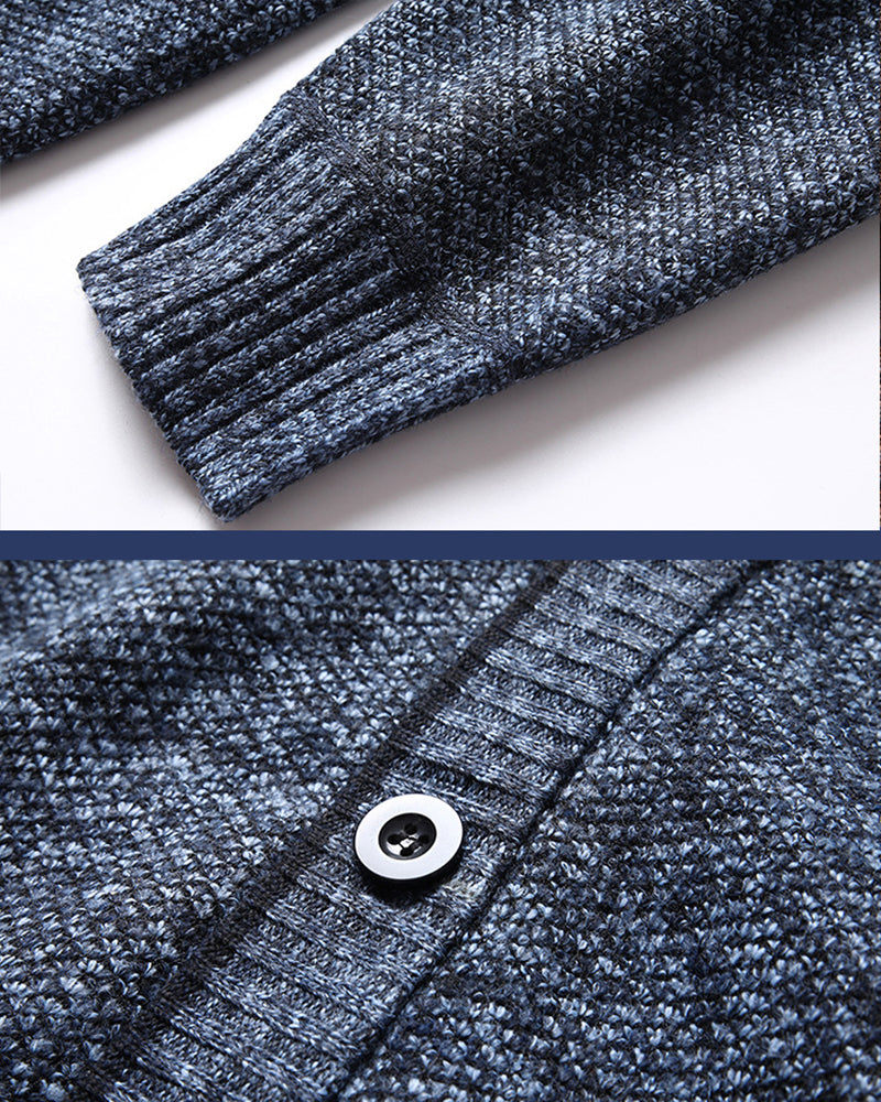 Thickened Knit Button Cardigan Sweater M-3XL