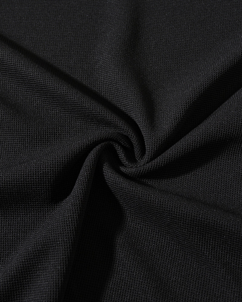 Big & Tall Men's Plaid Long-sleeved Polo Shirt With Lapel S-2XL