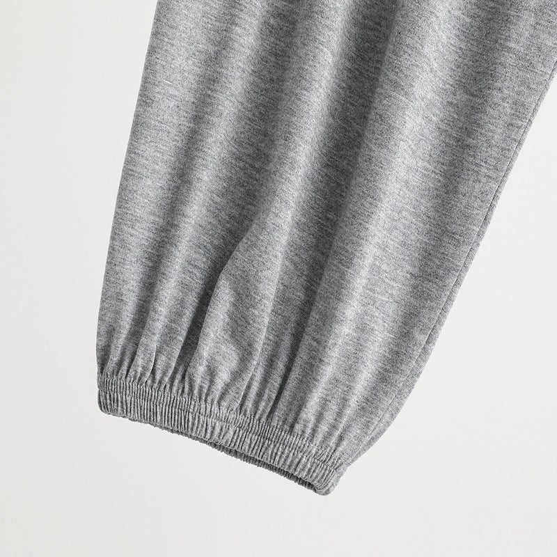 2XL-6XL Summer Modal Thin Plus Size Sports Home Trousers