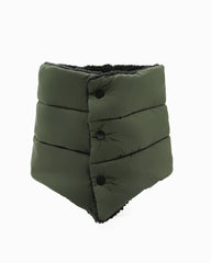 Autumn And Winter Outdoor Anti-splashing Water Plus Velvet Button Down Scarf