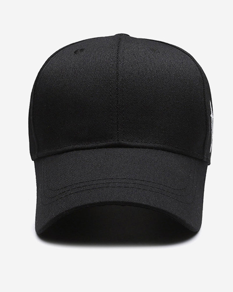Embroidered Cross Casual All-match Cap