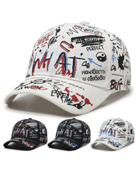 Graffiti Alphabet Print Cap