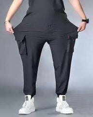 Big & Tall Men's Plus Size Loose Large Pocket Toe Sports Pants L-10XL