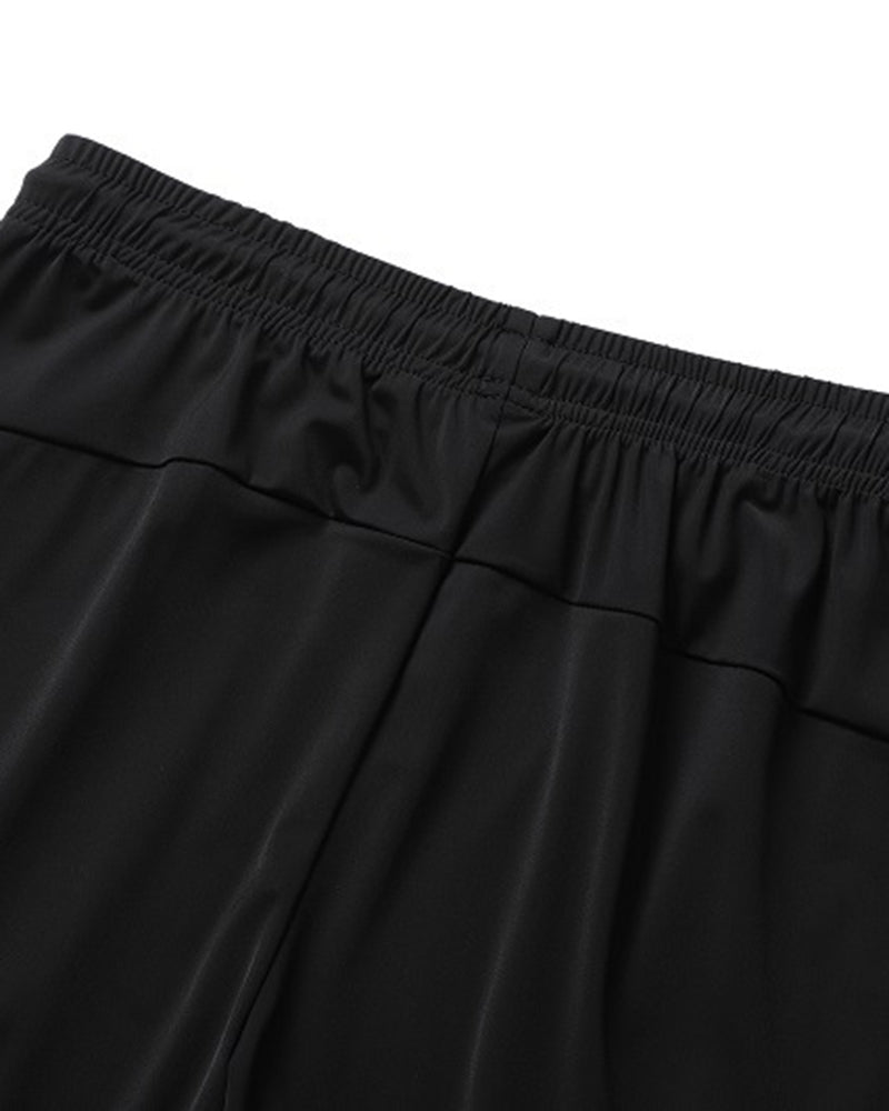 Men's Ice Silk Pants Capri Pants Sports Shorts Summer Stretch Air Conditioning Pants Breathable Loose Trendy All-match Large Size Pants