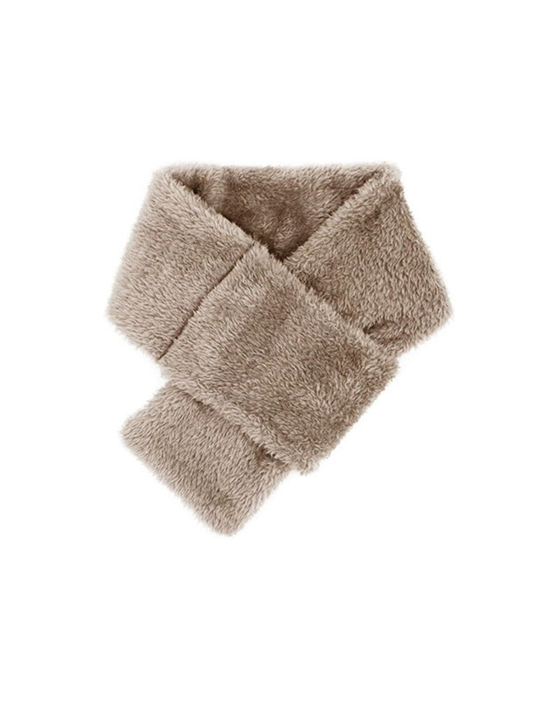 Fashion Simple Solid Color Scarf Arctic Velvet Scarf