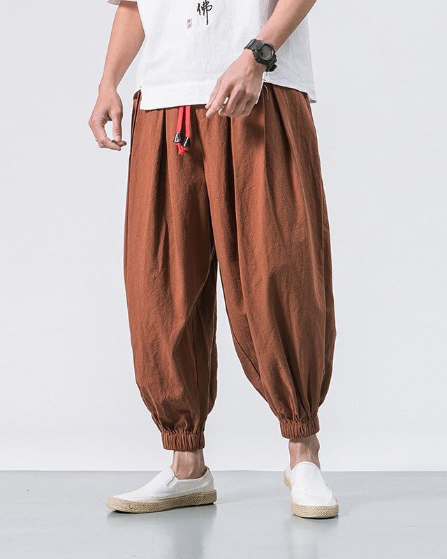 Big & Tall Men’s Ankle-Fit Harem Pants In Sizes M–5XL