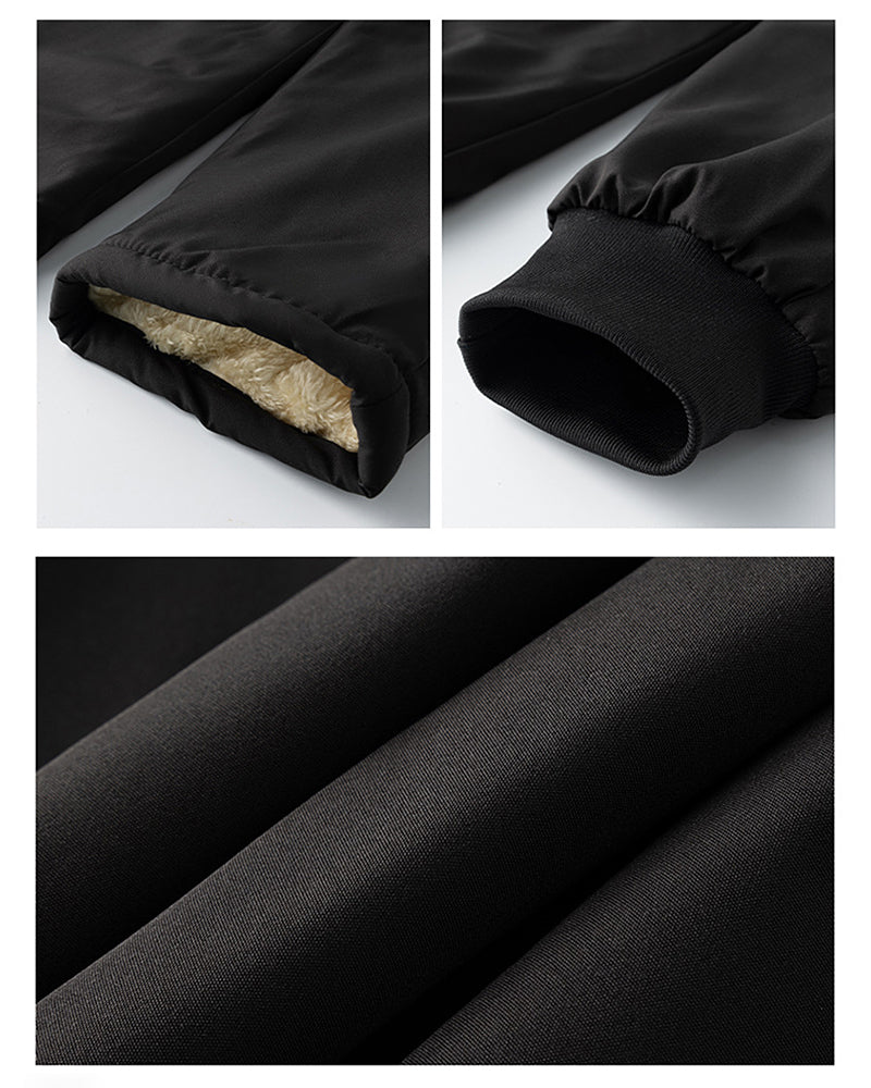 Big & Tall Men's Lamb Velvet Large Size Thickened Waterproof Windproof Pants M-6XL