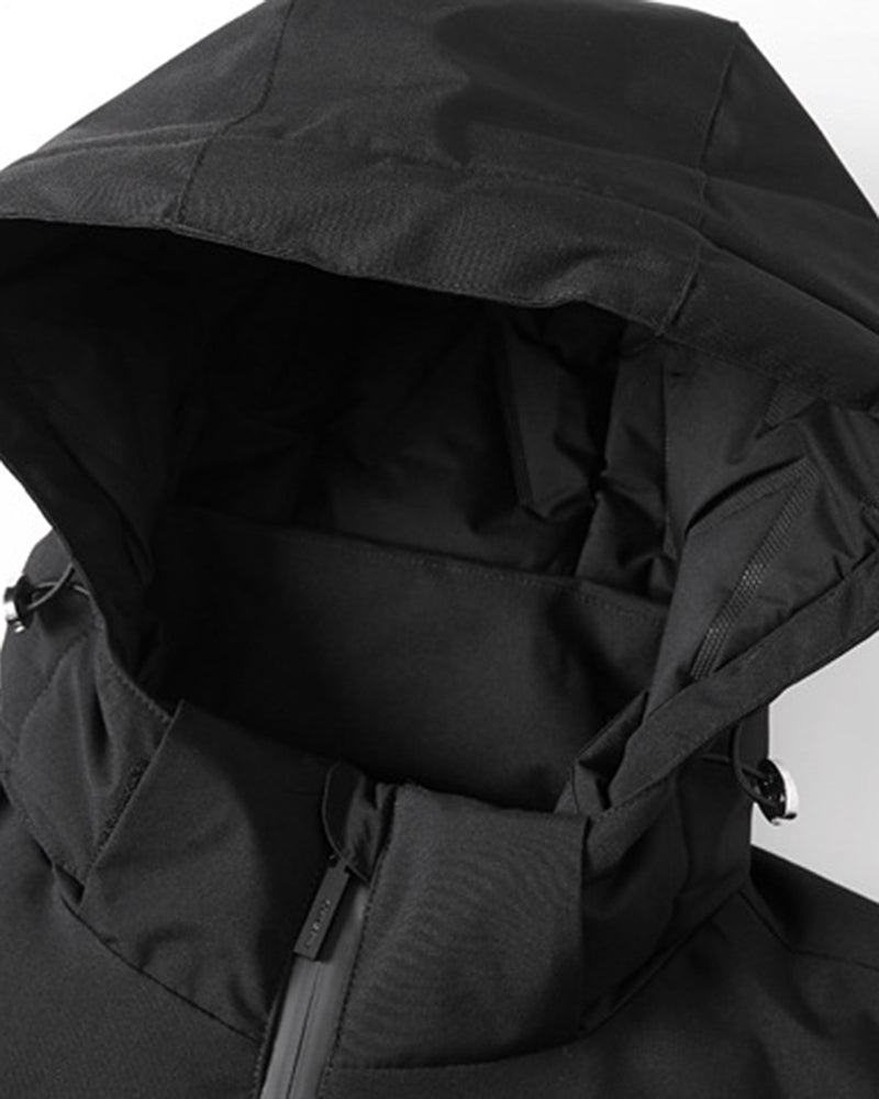 Big & Tall Men's Graphene Down Hooded Cotton-padded Jacket Coat L-6XL