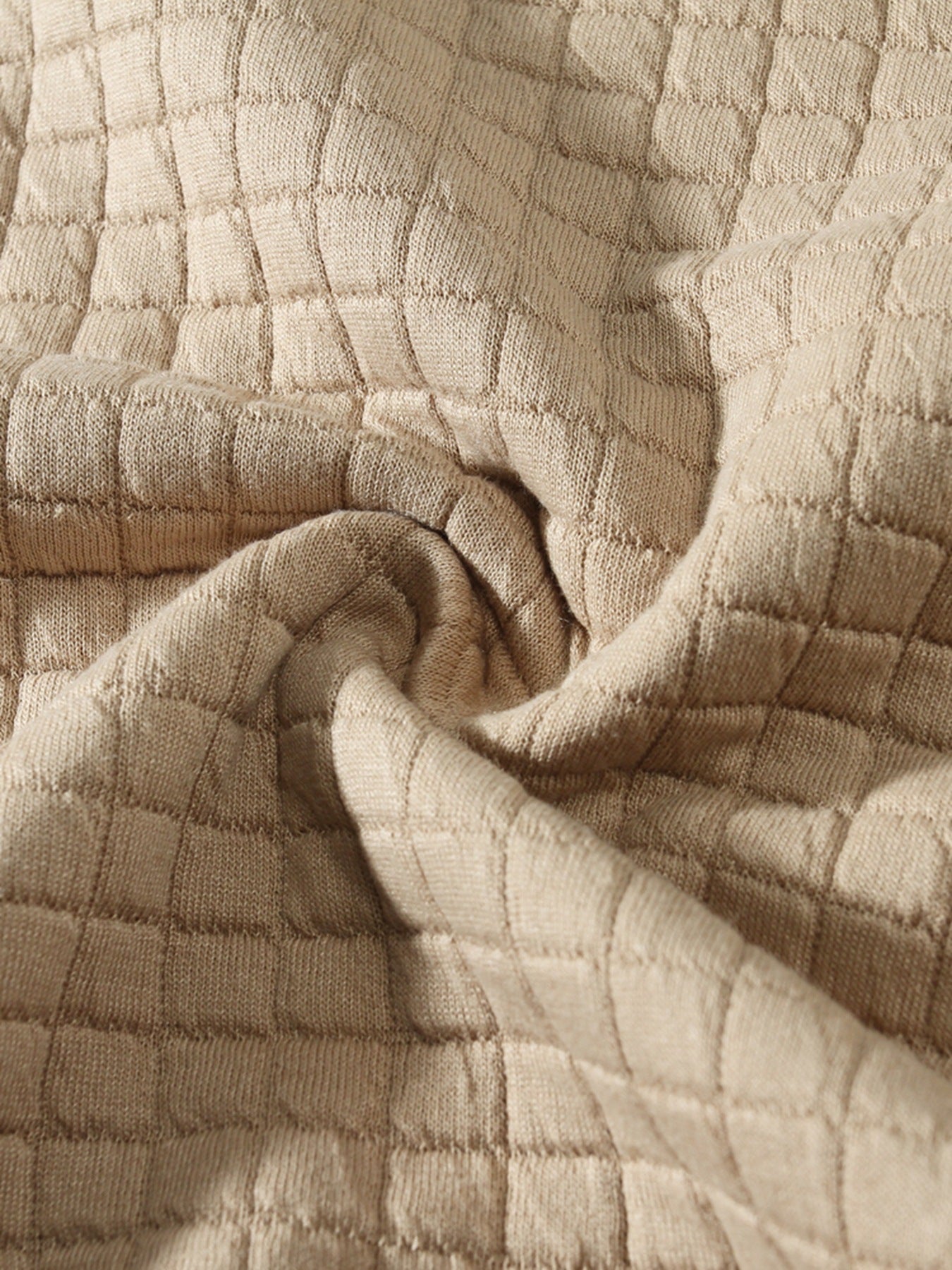 Big & Tall Men's Slim Fit Solid Color Crewneck Long Sleeve Small Square Casual Base Wear S-3XL