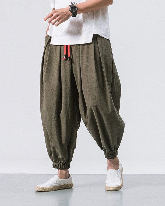 Big & Tall Men’s Ankle-Fit Harem Pants In Sizes M–5XL