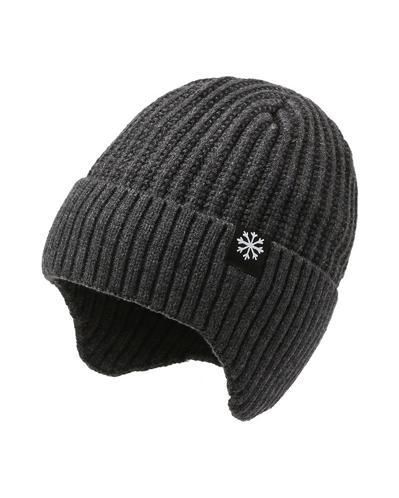 Thickened Knit Hat Scarf Set