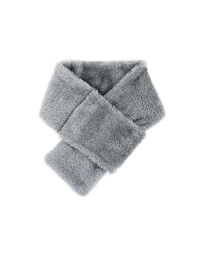 Fashion Simple Solid Color Scarf Arctic Velvet Scarf