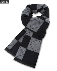 Men's Scarf Wool Blend Check Scarf