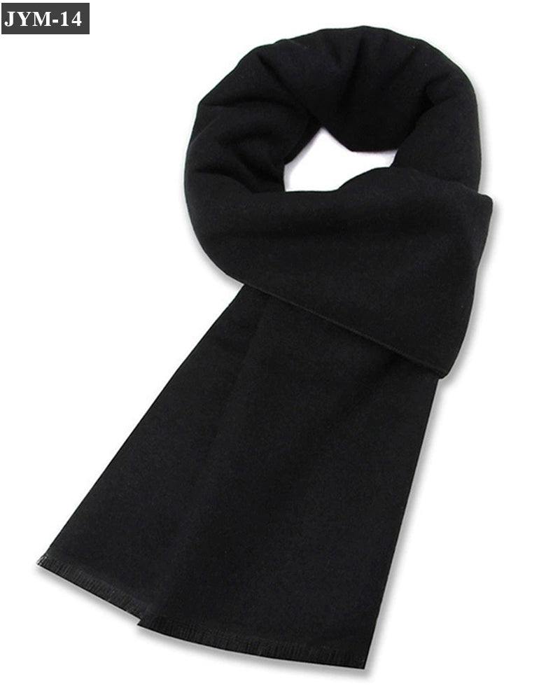 Men's Scarf Wool Blend Check Scarf