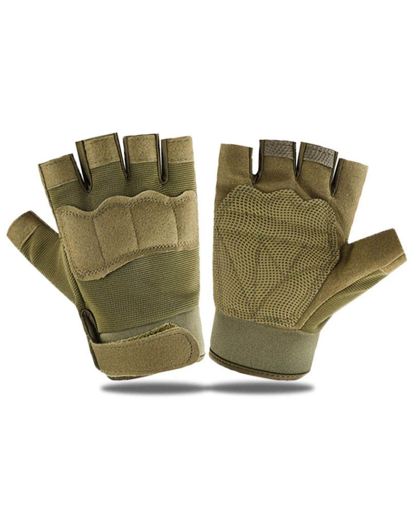 Half Finger Gloves Men's And Women's Military Fan Special Forces Camouflage Outdoor Riding Training