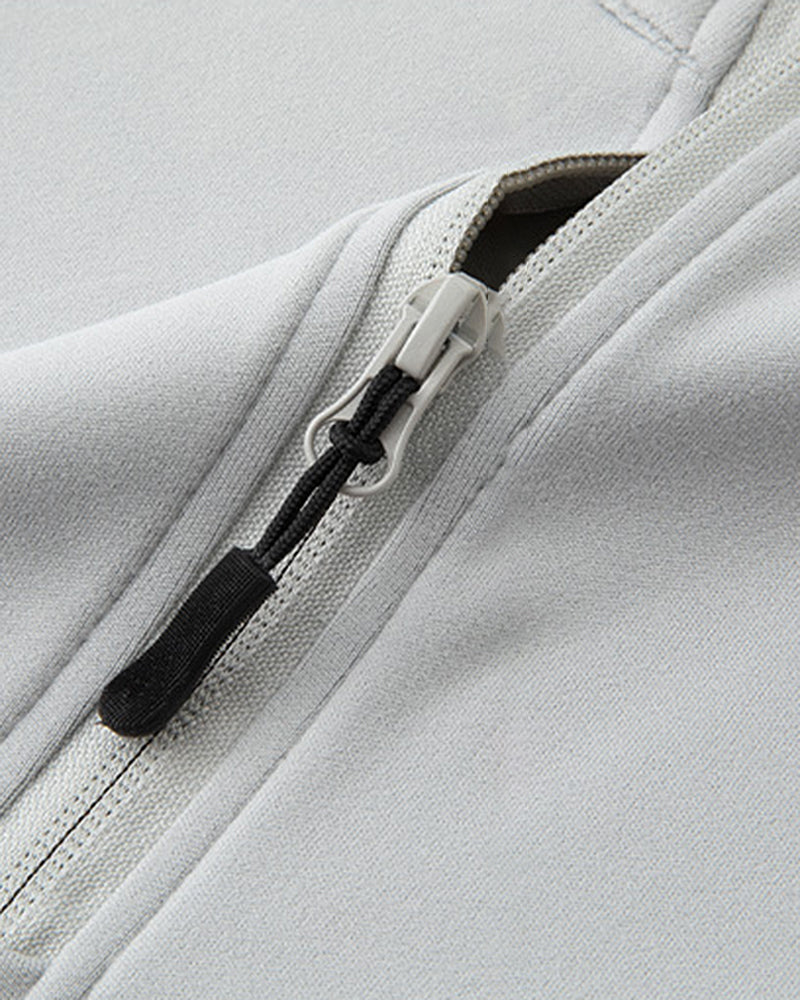 Big & Tall Men's Velvet Stand Collar Half Zipper High Collar Sweater M-4XL