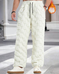 Big & Tall Men's Mao Mao Square Warm Straight Pants S-3XL