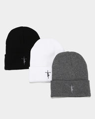 Street Hip Hop Letter Embroidered Knit Hat-Unisex