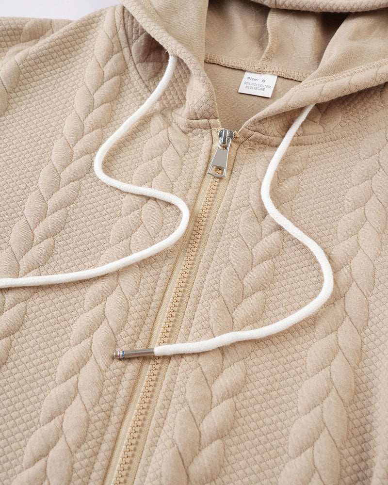 Big & Tall Men's Jacquard Hoodie Pants Set S-2XL