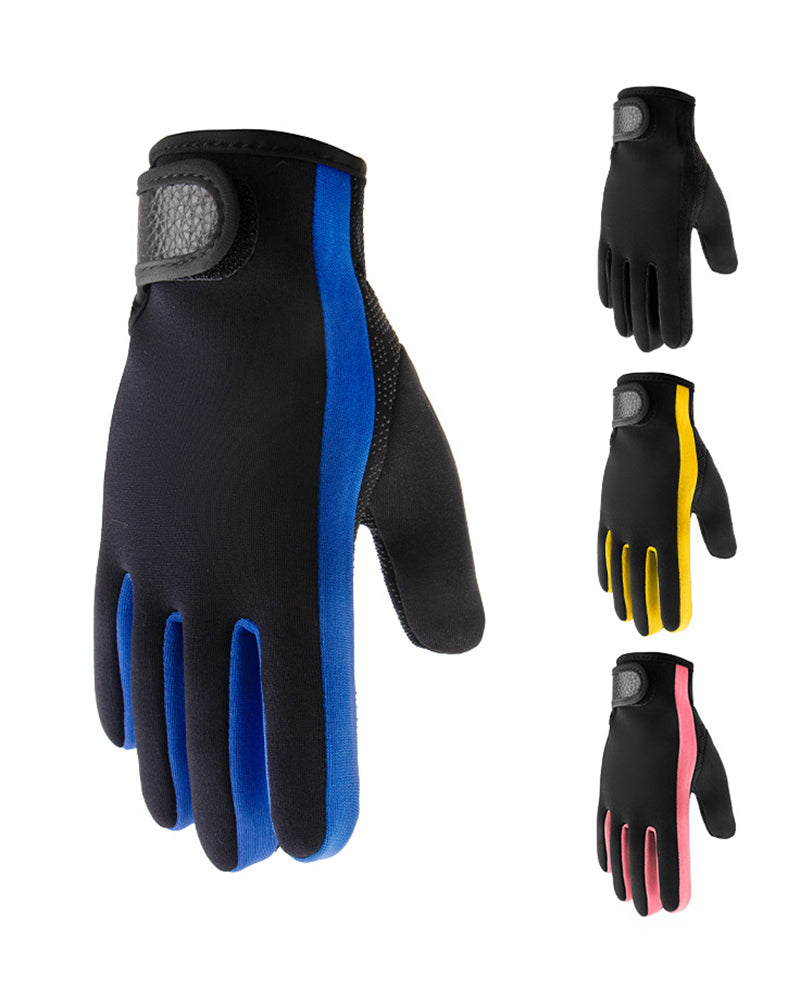 1.5mm Diving Anti-slip Anti-puncture Anti-cut Warm Gloves-men And Women