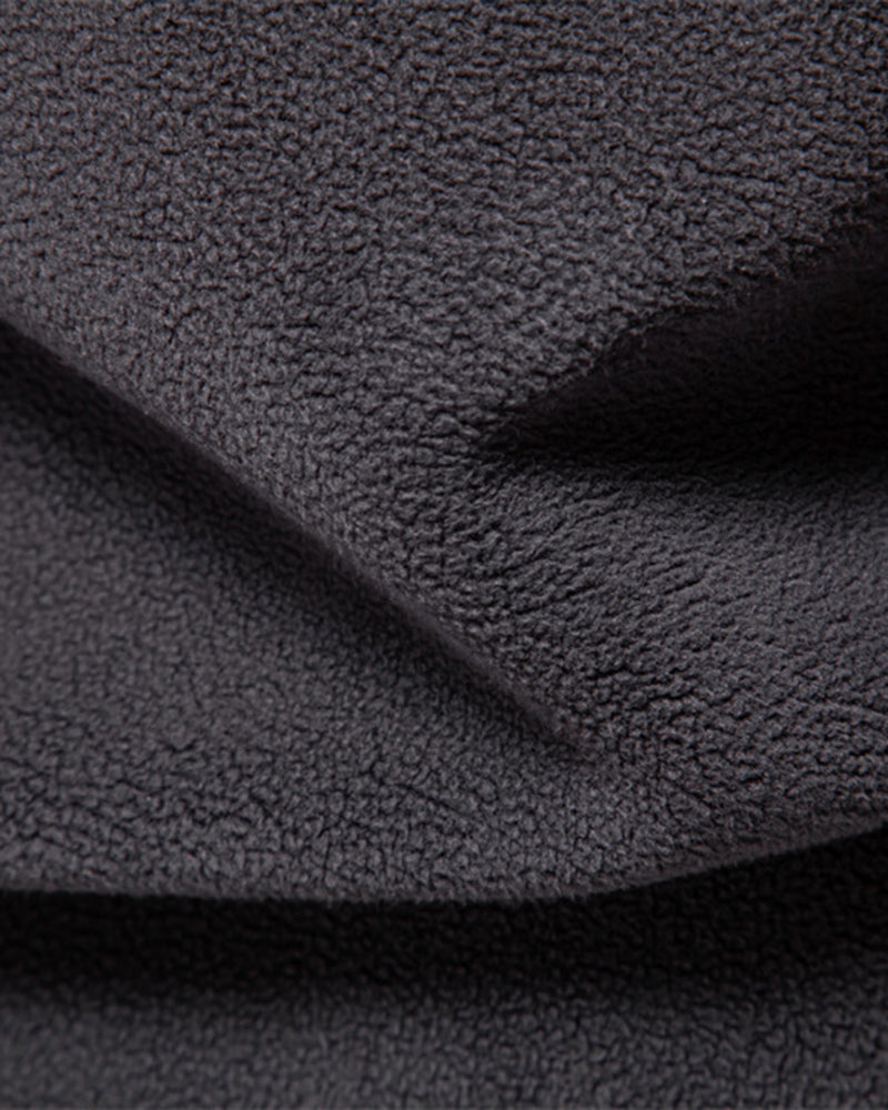 Big & Tall Men's Fleece Stand Collar Half Zipper Long Sleeve Sweater S-2XL