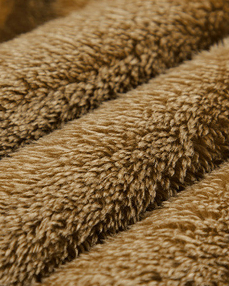 Big & Tall Men's Thickened Stand-up Collar Corduroy Vest M-6XL