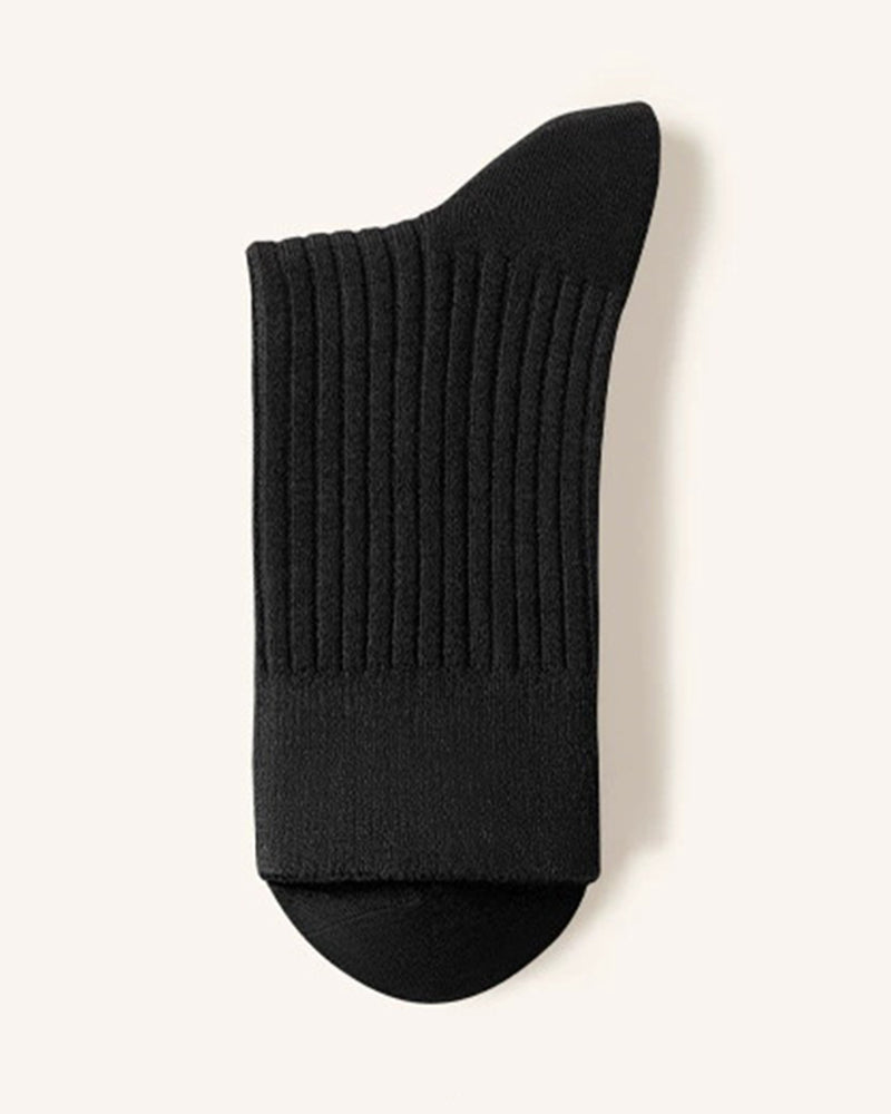 39% Merino Wool Antibacterial Deodorant Sweat Absorbing Mid-Tube Socks