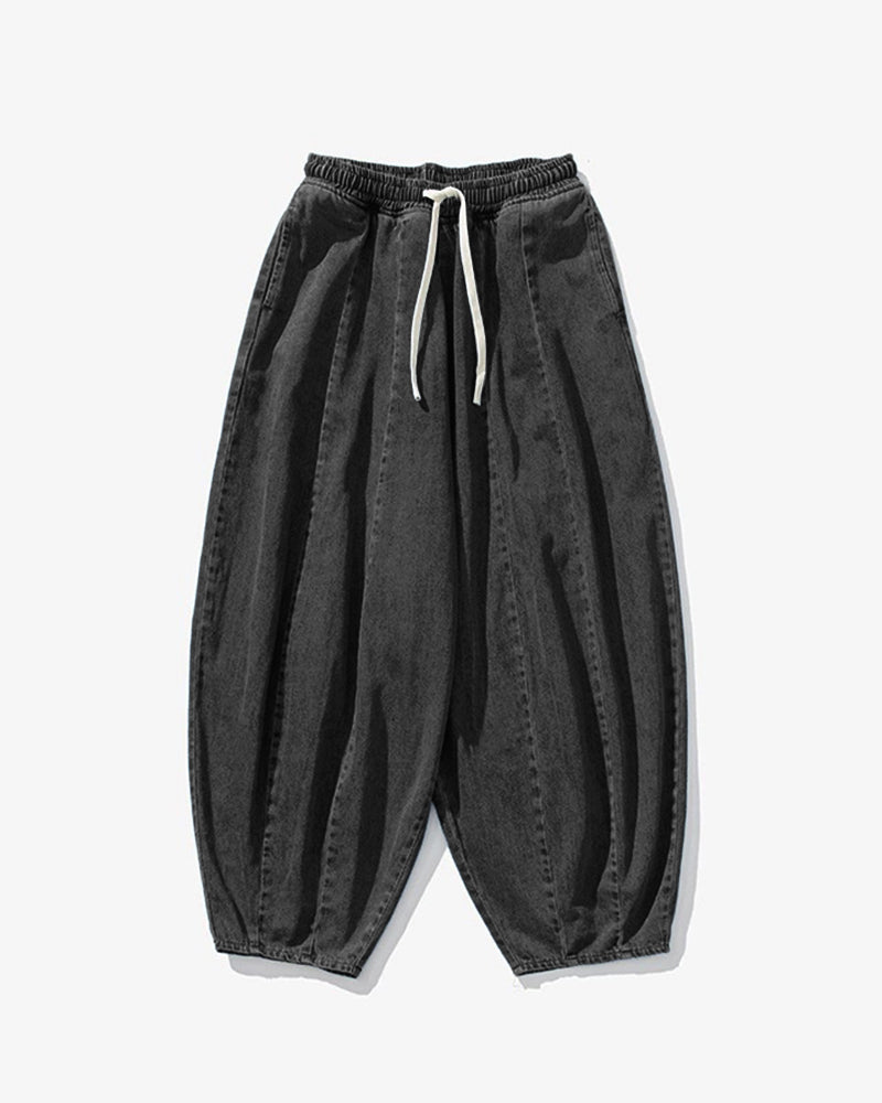 Japanese Retro Harlan Straight Denim Pants