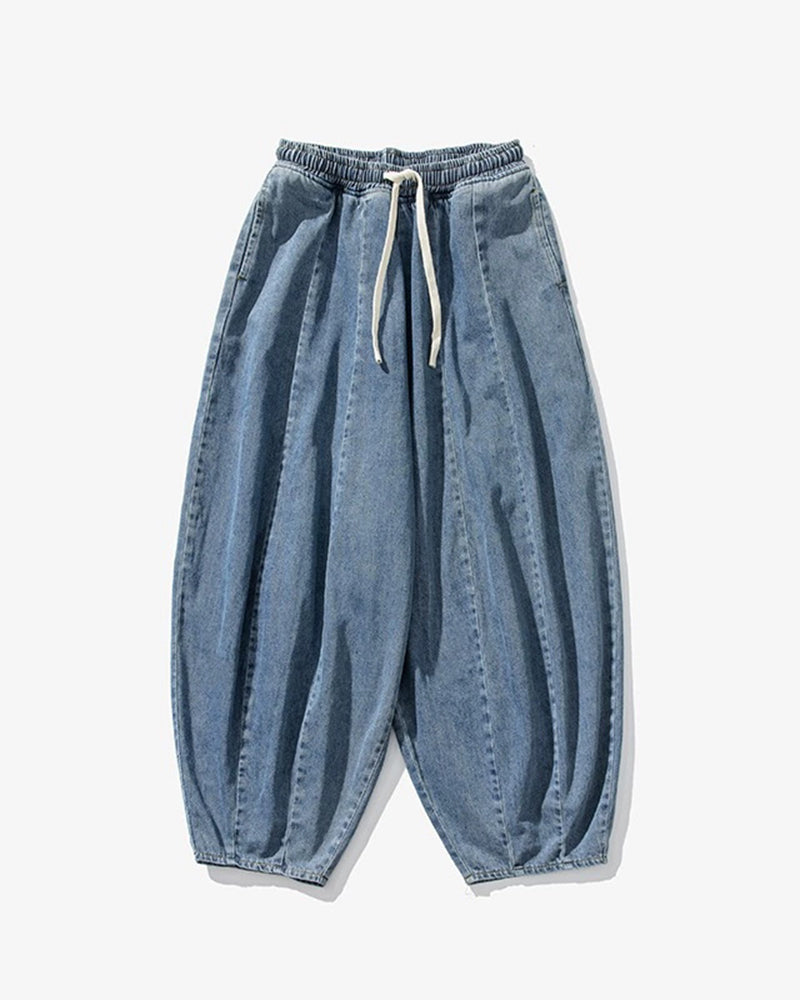 Japanese Retro Harlan Straight Denim Pants