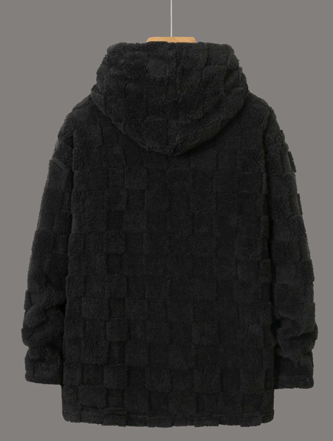 Big & Tall Men's Winter New Thickened And Velvet Hooded S-2XL