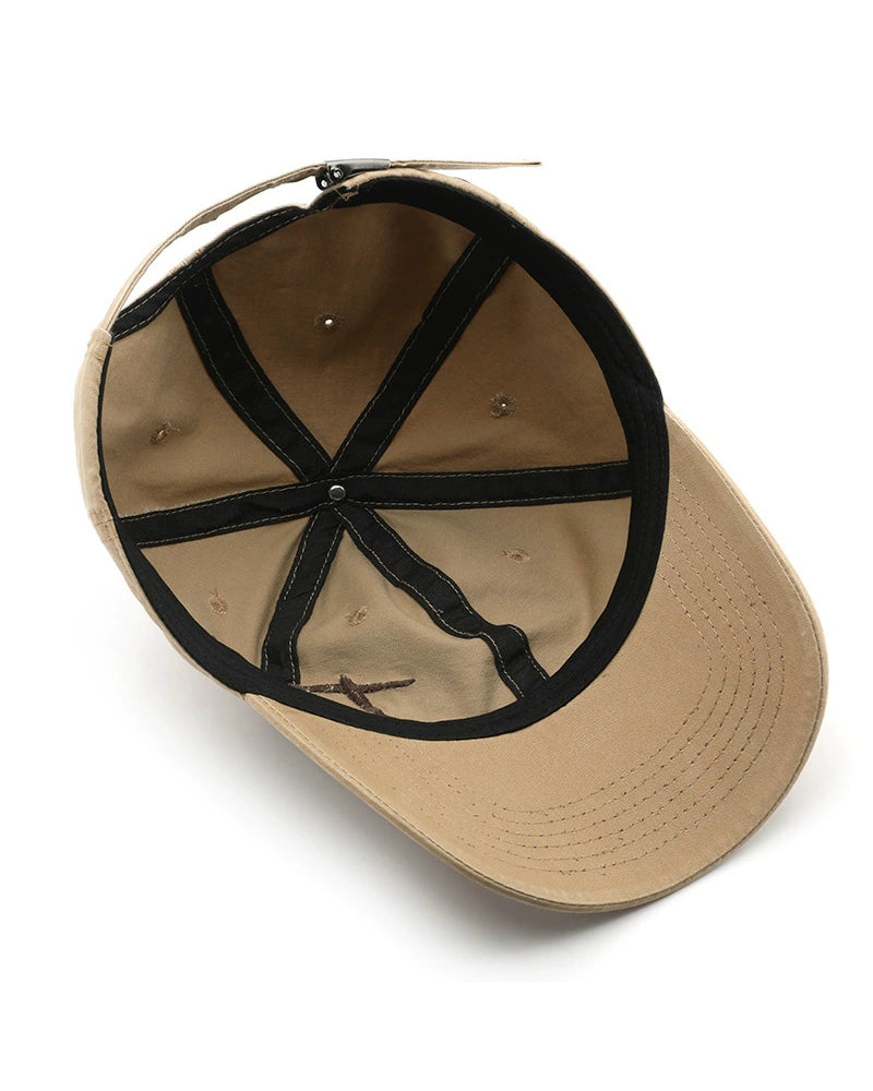 Outdoor Vintage Letter Embroidered Cap