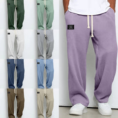 ?50% Off Exclusive✨Big & Tall Men's Solid Color Loose Straight Pants Casual Pants S-4XL