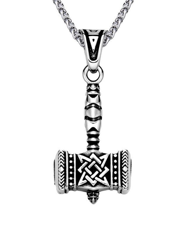 Vintage Viking Thor's Hammer Pendant Necklace
