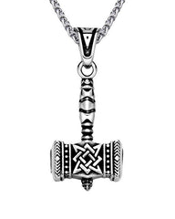 Vintage Viking Thor's Hammer Pendant Necklace